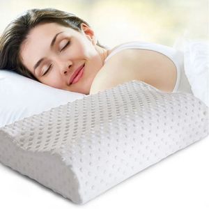 Almohada de aloe vera ortopédica cool pillow indeformable blanca