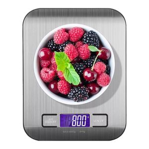 Balanza Gramera Bascula Digital Pesa Cocina Acero Inox 5 Kgs Acero inoxidable