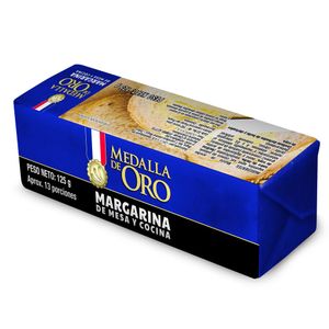 Margarina Medalla de Oro Barra 125 G