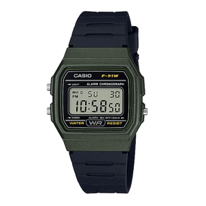 Reloj Casio Referencia F-91WM-3A Deportivo Retro Original