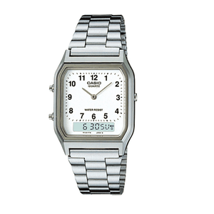 Reloj Casio Referencia AQ-230A-7BMQ Diseño Vintage Clasico