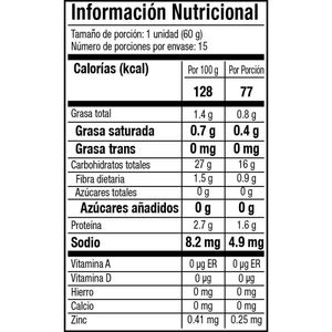 Arepa Don Maíz Antioqueña Delgadas sin Sal X15 Unds