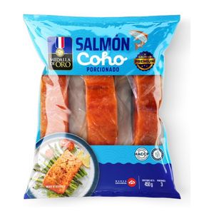 Salmón Premium Coho 450 G X3 Porciones