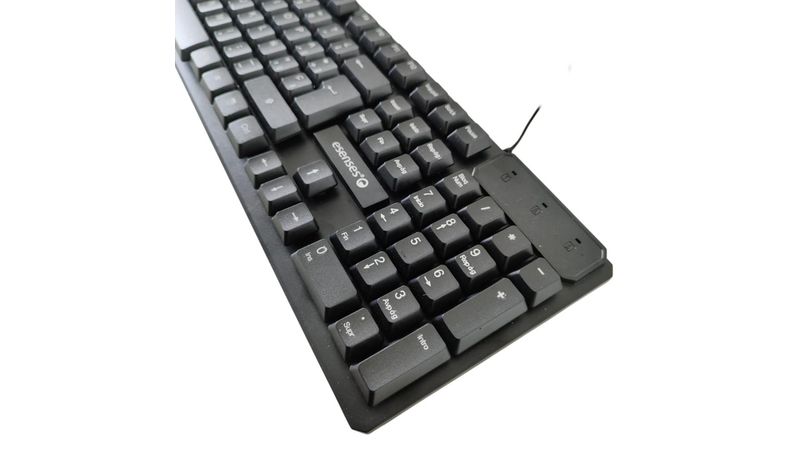 TECLADO ESENSES ALAMBRICO USB BK 107 NG Olimpica