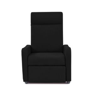 Silla Reclinable  Elite Living Estatica Praxis 95 x 70 x 90 Tela Negro