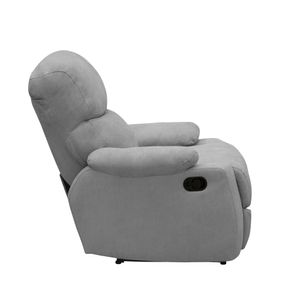 Silla Reclinable Estatica Elite Living Velara 100 x 85 x 95 Tela Plata