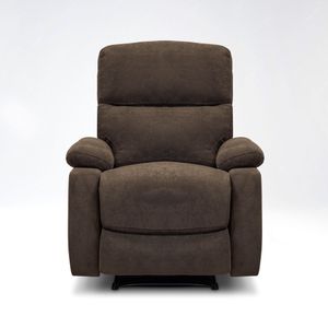 Silla Reclinable Estatica Elite Living Velara 100 x 85 x 95 Tela Chocolate