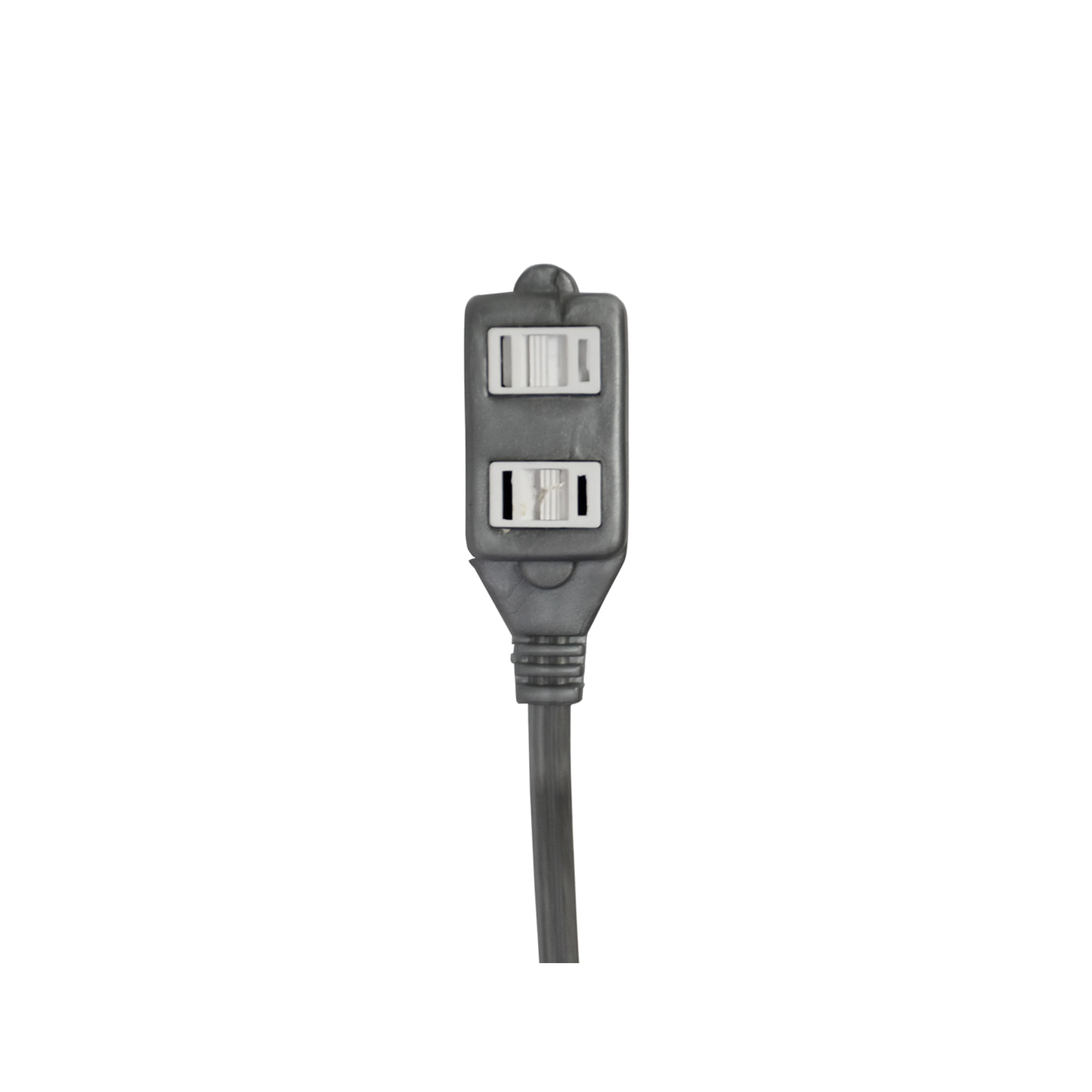 Extensión Eléctrica Ferrenovo Plateada 1.2 Mts y 3 Salidas Polarizadas