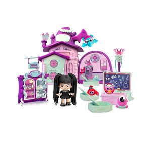 Playset Pinypon Academia Terrific, Figura de Profesora y Accesorios de Clase