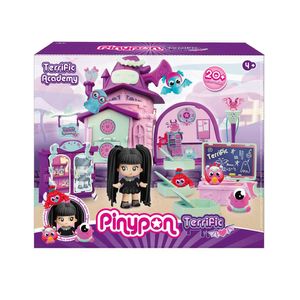 Playset Pinypon Academia Terrific, Figura de Profesora y Accesorios de Clase