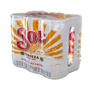 Cerveza Sol Lata 310 Ml X6 Unds