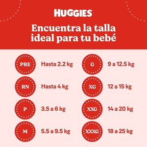 Pañal Huggies Recién Nacido Active Sec X25 Unds