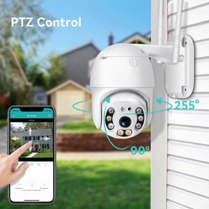 Camara De Seguridad Tipo Domo 2 Antenas Wifi Para Exterior Blanca