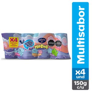 Yogo Yogo Alpina Surtido Multiempaque 150 G X4 Unds