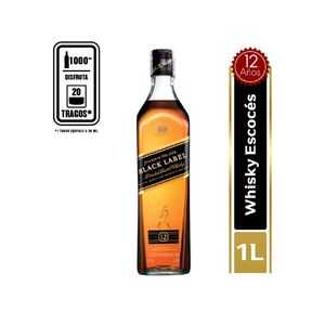 Whisky Johnnie Walker Black Label 1 Lt