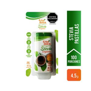 Endulzate de Stevia Orgánica en pastillas x 100 tablentas Erbadolce