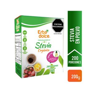 Endulzante Stevia Erba Dolce Granulada X200 Unds