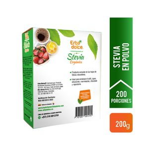 Endulzante Stevia Erba Dolce Granulada X200 Unds