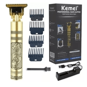 Maquina Patillera Kemei Km-228 Color Dorada 1200 mAh