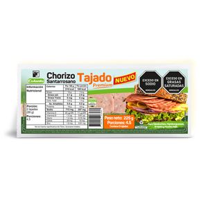 Chorizo Santarosano Colanta Tajado 225 G