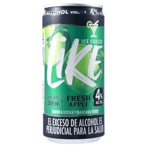 Coctel Like Manzana Verde Lata 269 Ml