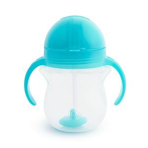 Vaso Antiderrame 7Oz Con Pesa y Pitillo Flexible AzulP - Munchkin