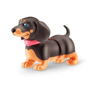 Cachorro Mascota Salchicha con Mecanismo S1 Mini - Negro - Pets Alive
