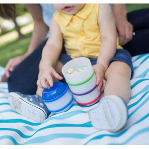 Porta Comida Apilable Set x 4 Und Multicolor - Dr Brown's