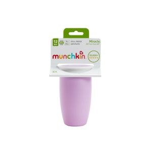 Vaso Antiderrame 10Oz Miracle Cup 360° LilaP - Munchkin