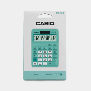 Calculadora Casio 12 Digitos MX-12B-GN Verde Menta