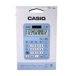 Calculadora Casio 12 Digitos MX-12B-LB Azul Claro