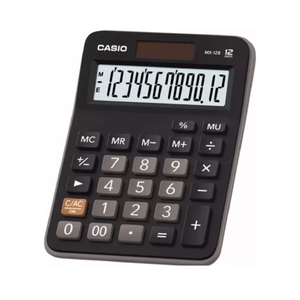 Calculadora Casio 12 Digitos MX-12B-BK Color Negro