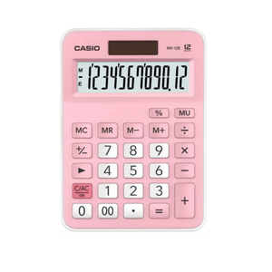 Calculadora Casio 12 Digitos MX-12B-PK Rosado