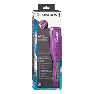 Plancha Alisadora Remington Wet2Straight Con Placas De Recubrimiento Ceramica