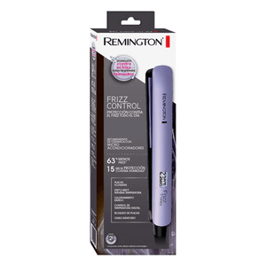 Plancha Alisadora Remington Frizz Control Con Placas Recubiertas De Ceramica Y Microacondicionadores