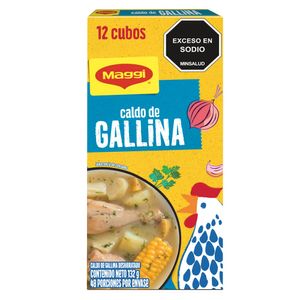 Caldo de Gallina MAGGI x 12 cubos x 132g