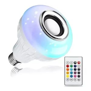 Bombillo Parlante Con Luz Bluetooth Multicolores