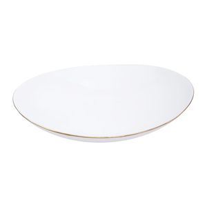 Plato Sopero Redondo Boat Gold Vitro de 9" - Essenza