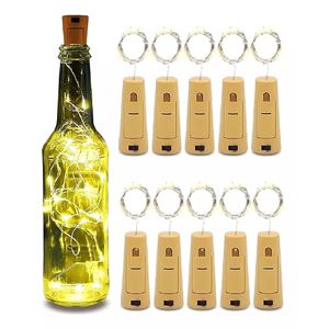 Luces Led Guirnalda Con Corcho Para Botella Hada X10