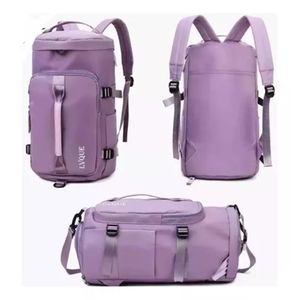 Morral Para Viaje Bolso Deportivo Multifuncional Vertical Morado
