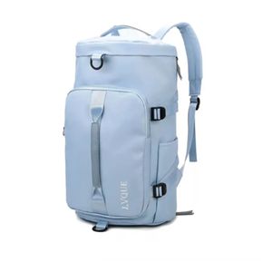 Morral Para Viaje Bolso Deportivo Multifuncional Vertical Azul