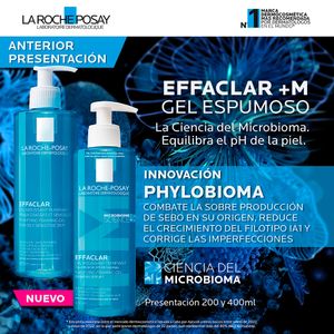 Effaclar La Roche-Posay Gel Limpiador Facial X400 Ml