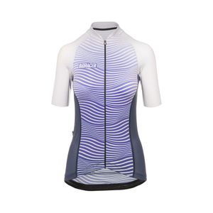 Jersey Ciclismo BioRacer Vesper Mujer New Wave Beige-Purple