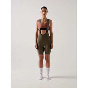 Pantaloneta Ciclismo C/T Givelo Mujer Lacefly Verde Militar