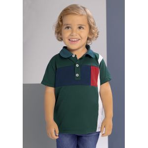 Polo Infantil Masculino Verde Botella Mp 100700