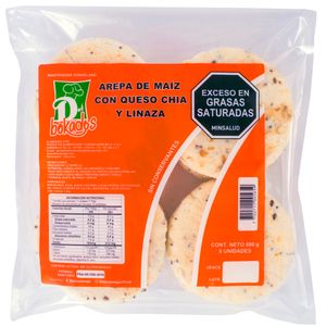 AREPA DELIBOKADO MAIZ QSO CHIA LIX8 880g