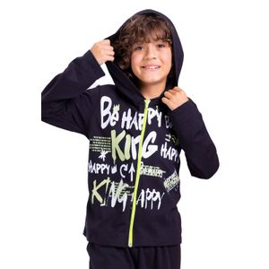 Chaqueta Infantil Masculino Negro Mp 3150