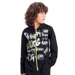 Chaqueta Infantil Masculino Negro Mp 3150