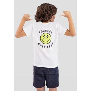 Camiseta Infantil Masculino Marfil Mp 101499
