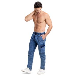 Jogger Hombre Azul Mp 6775